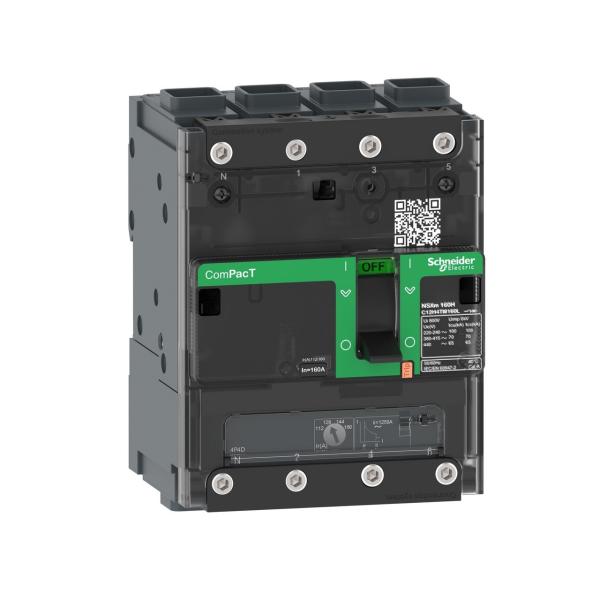 INTERRUPTOR NSXm160N 50kA AC 4P4R 125A TMD EVERLINK