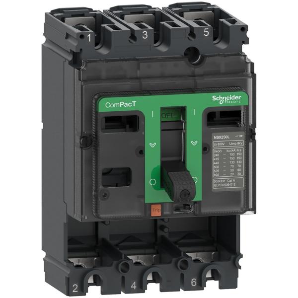 BLOQUE DE CORTE NSX160F 36kA AC 3P 160A