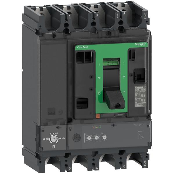 BLOQUE DE CORTE NSX630H 70kA AC 4P4R 630A 2.3
