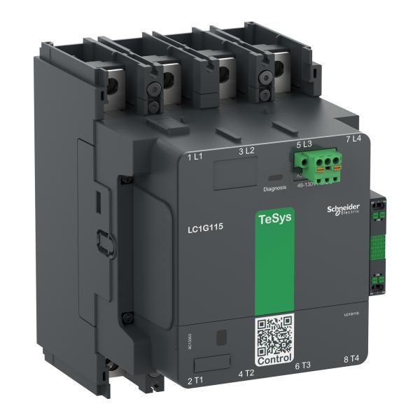 Contactor TeSys LC1G 185A 440V 4P AC3 Estándar bobina 100-250V CA-CC