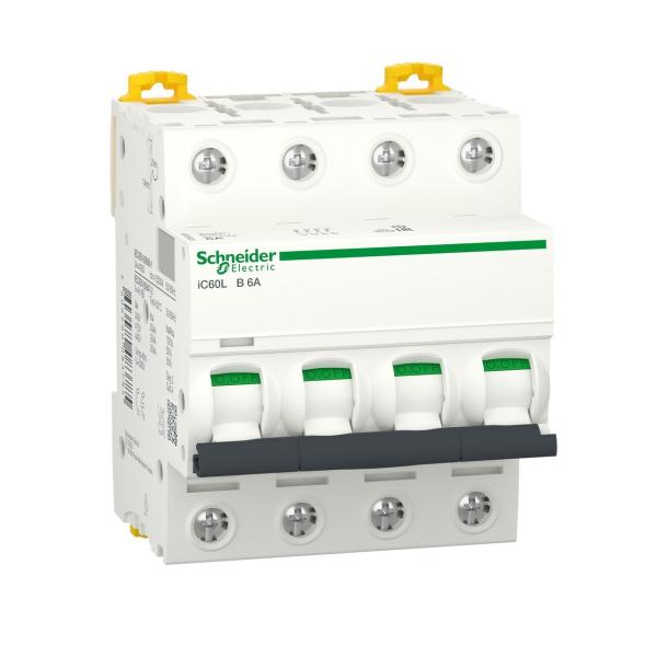 INTERRUPTOR AUTOMTICO MAGNETOTRMICO iC60L 4P 6A CURVA-B