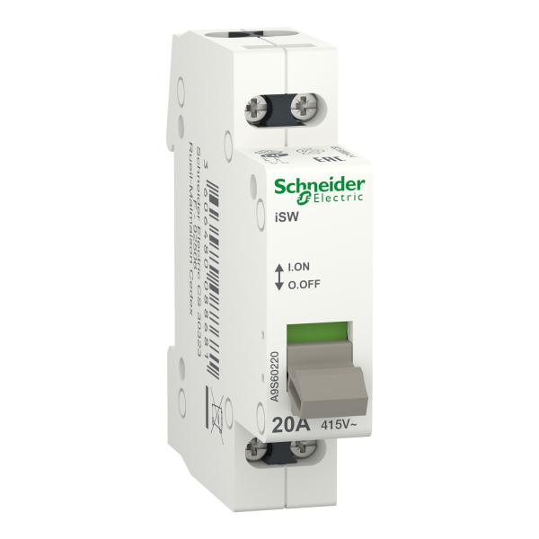 Interruptor en carga; Acti9 iSW; 2P; 20A; 415V
