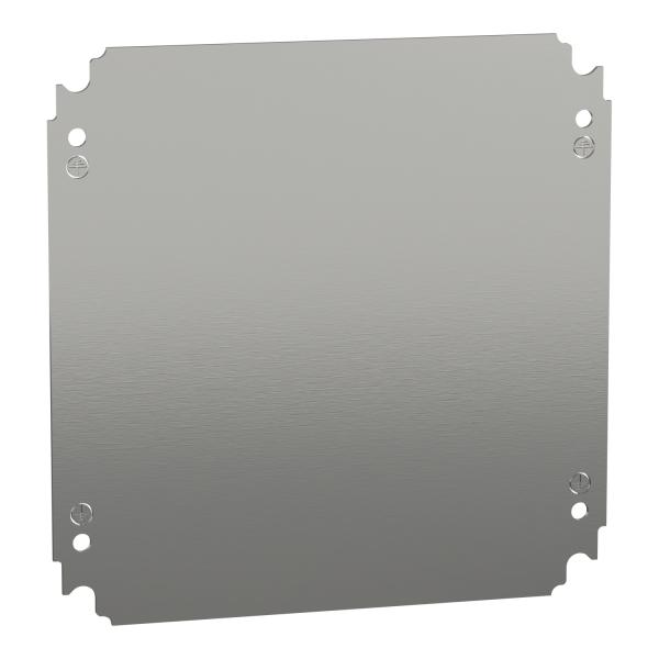 Placa de montaje de acero galvanizado. Dimensiones  300X300