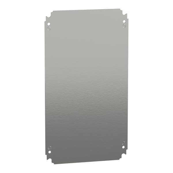 Placa de montaje de acero galvanizado. Dimensiones  500x300