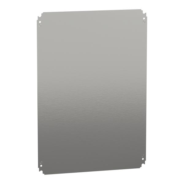 Placa de montaje de acero galvanizado. Dimensiones  700X500