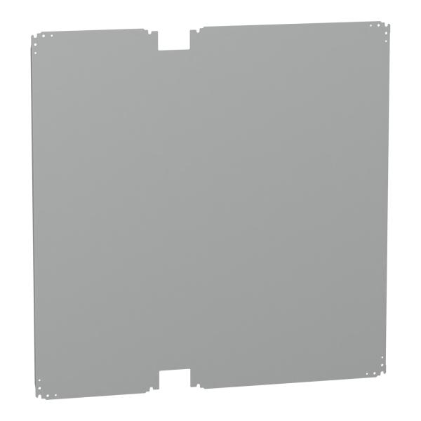 Placa de montaje metálica para armario PLA de 1250 x 1250 mm.