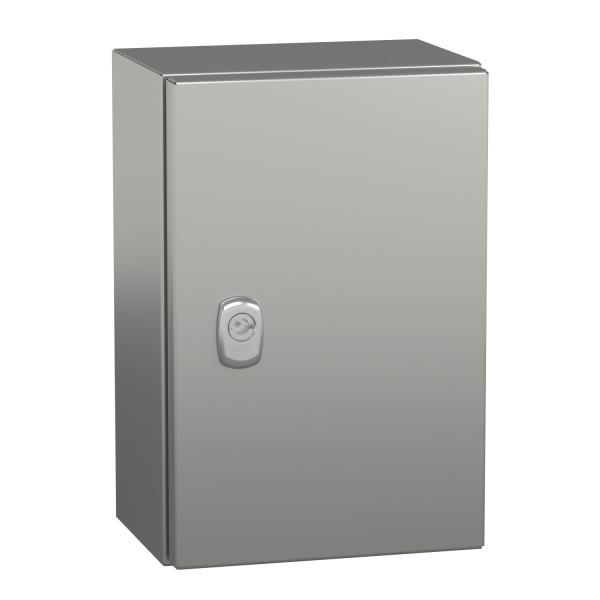 PanelSeT S3X armario mural de acero inoxidable 304L, acabado Scotch Brite®, H300xW200xD150 mm.