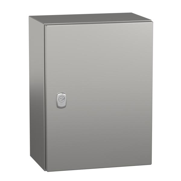 PanelSeT S3X  armario mural de acero inoxidable 304L, acabado Scotch Brite®, H400xA300xP200 mm.