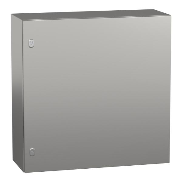 PanelSeT S3X  armario mural de acero inoxidable 316L, acabado Scotch Brite®, H800xW800xD300 mm.