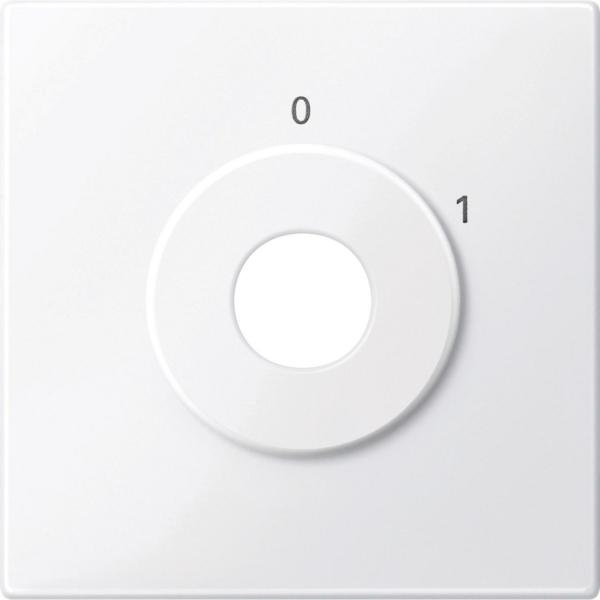 TAPA INTERRUPTOR LLAVE 2 POSICIONES BLANCO ACTIVO