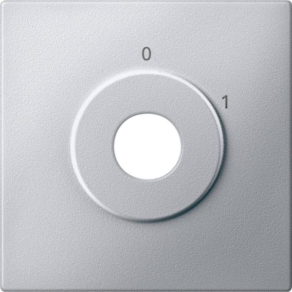 TAPA INTERRUPTOR LLAVE 2 POSICIONES ALUMINIO