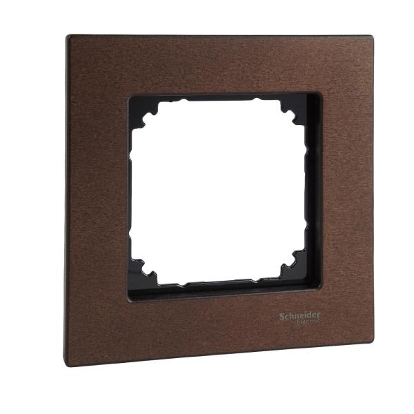 MARCO METAL M-ELEGANCE CON 1 ELEMENTO NOGAL