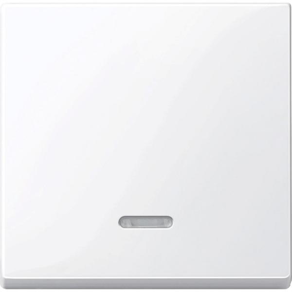 TECLA SIMPLE CON VISOR ELEGANCE BLANCO ACTIVO