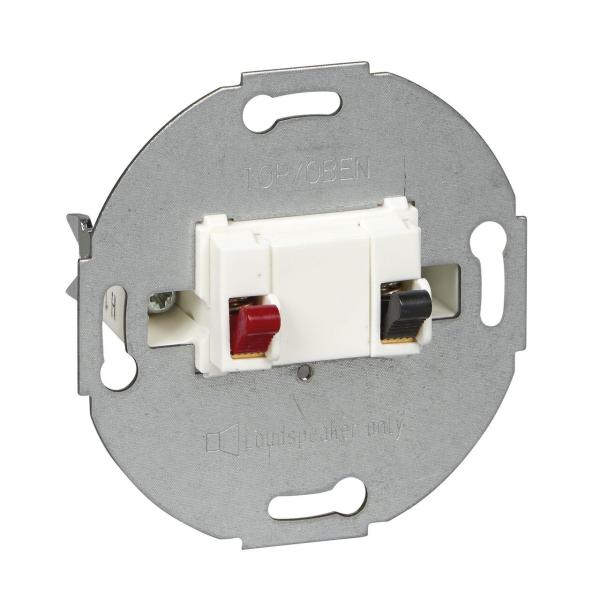 TOMA ALTAVOZ SIMPLE BLANCO