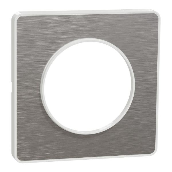 MARCO TOUCH CON 1 ELEMENTO ALUMINIO CEPILLADO