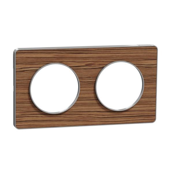 MARCO TOUCH CON 2 ELEMENTOS MADERA WENGUE
