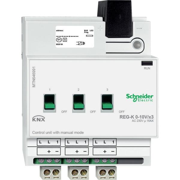 UNIDAD DE CONTROL 0-10V REG-K TRIPLE MANUAL