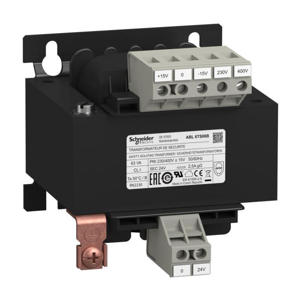 TRANSFORMADOR MONOFÁSICO S 230/400V CA 24V AC