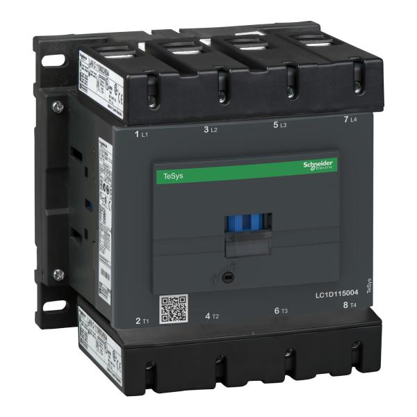 Contactor Tesys D - 4P(4 NA) - AC-1 - <= 440 V 200 A - 24 V CA 50/60 Hz bobina