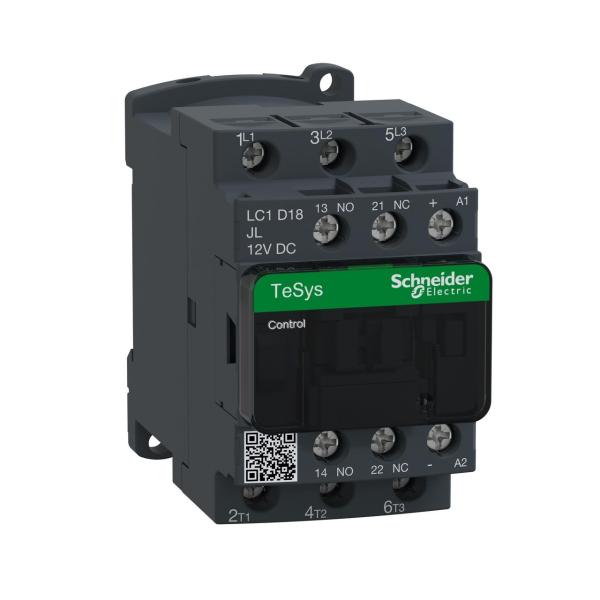 CONTACTOR 18A 1 NA/1 NC 12V BC-AR ANTIPARSITO