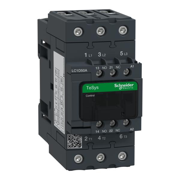 Contactor Tesys D - 3P(3 NA) - AC-3 - <= 440 V 50 A - 400 V CA 50/60 Hz bobina