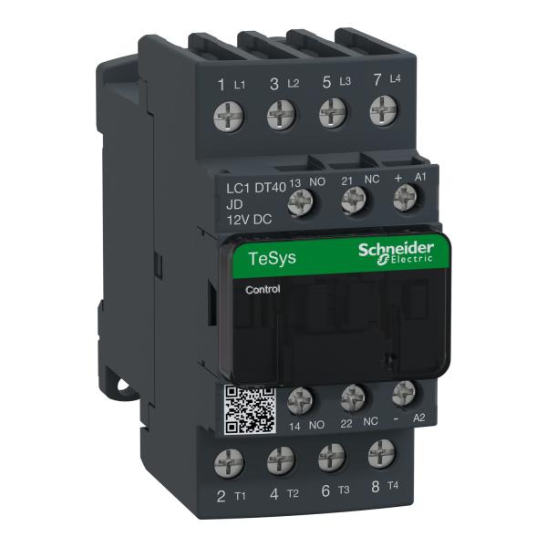 Contactor Tesys D - 4P(4 NA) - AC-1 - <= 440 V 40 A - 12 V CC bobina standard