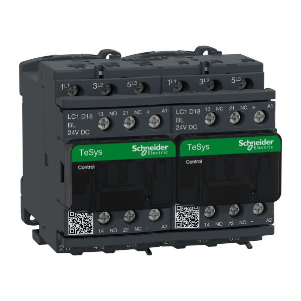 Inversor Tesys D - 3P(3 NA) - AC-3 - <= 440 V 18 A - 24 V CC bobina
