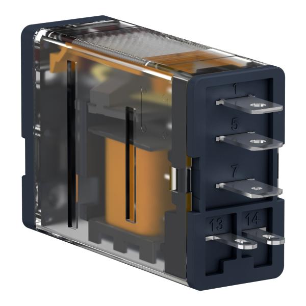 Relé de potencia enchufable, 15 a, 1 nanc, 24 v ca