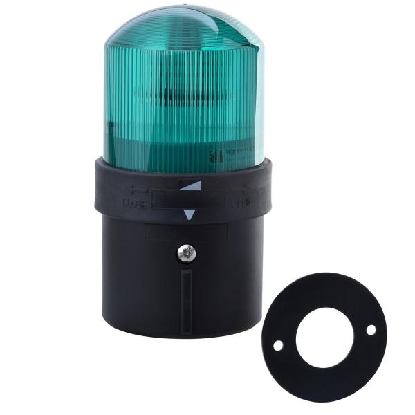 BALIZA LUMINOSA SEÑALIZACIÓN PERMANENTE LED 24V VERDE