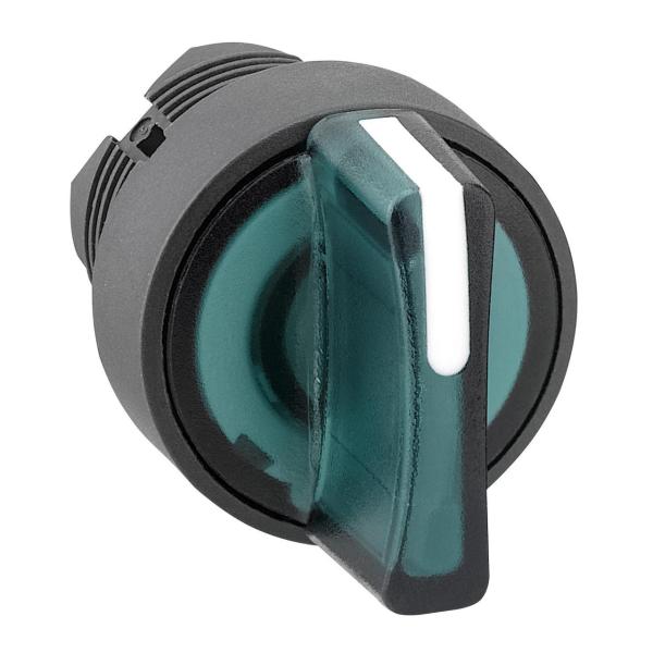 CABEZA SELECTOR DIMETRO 22 CON 3 FIJAS MANETA VERDE EMBELLECEDOR PLSTICO