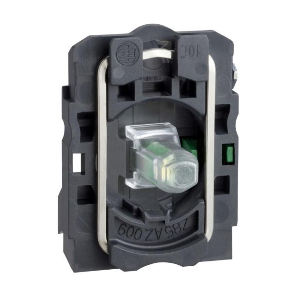 CUERPO DIÁMETRO 22mm 24V 1 NA CON LED BLANCO TORNILLO EMBELLECEDOR PLÁSTICO