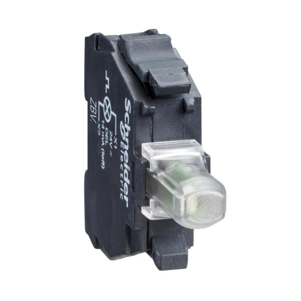 BLOQUE LUMINOSO DIMETRO 22 24V VERDE