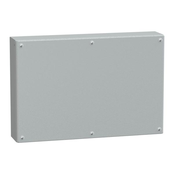 Caja Industrial de acero con puerta ciega, PanelSeT SBM, H400xW600xD120 IP66 IK10 RAL 7035