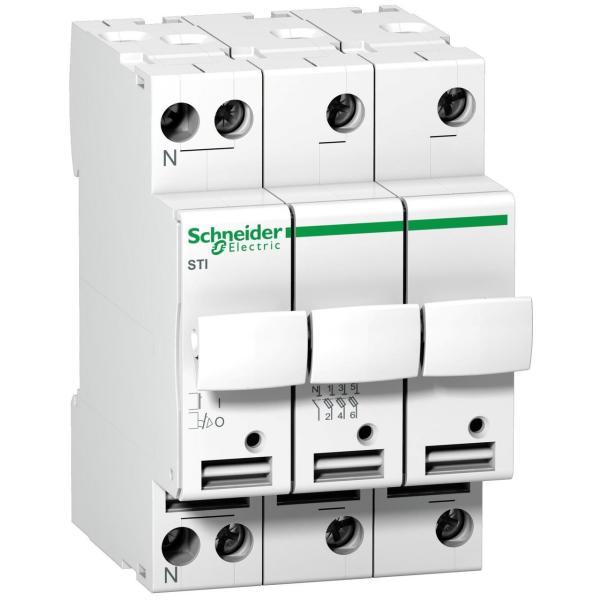 PORTAFUSIBLES SECCIONADOR STI 3P+N 500V