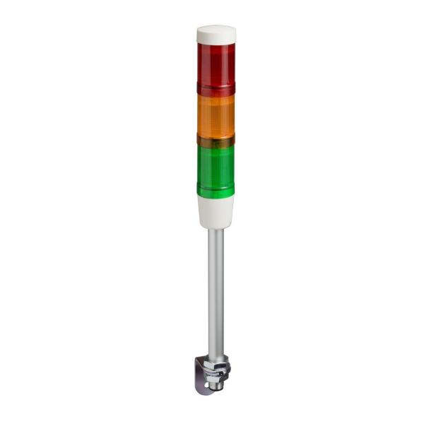 COLUMNA CON 3 NIVELES CON ZUMBADOR LMPARA LED 230V R-0-V