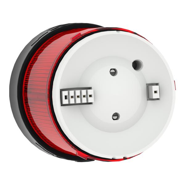 Harmony XVB - Unidad iluminada - con difusor de luz - luz fija - vermelho   - 24 v ca/cc