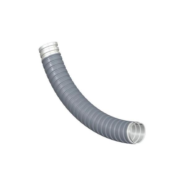 TUBO FLEXIBLE METÁLICO RECUBIERTO DE PVC. ECOFLEX, DN 9 EN COLOR GRIS RAL 7031.