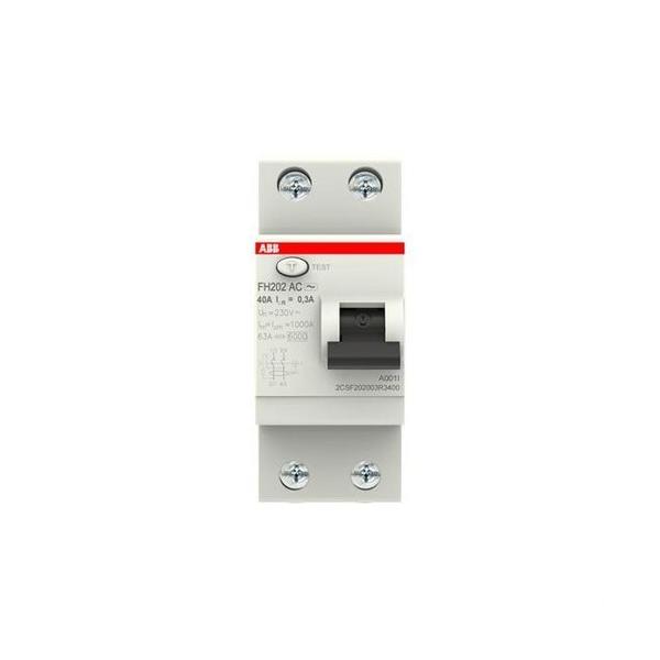 INTERRUPTOR DIFERENCIAL FH202AC-40/0,3 2P 40A AC 300mA