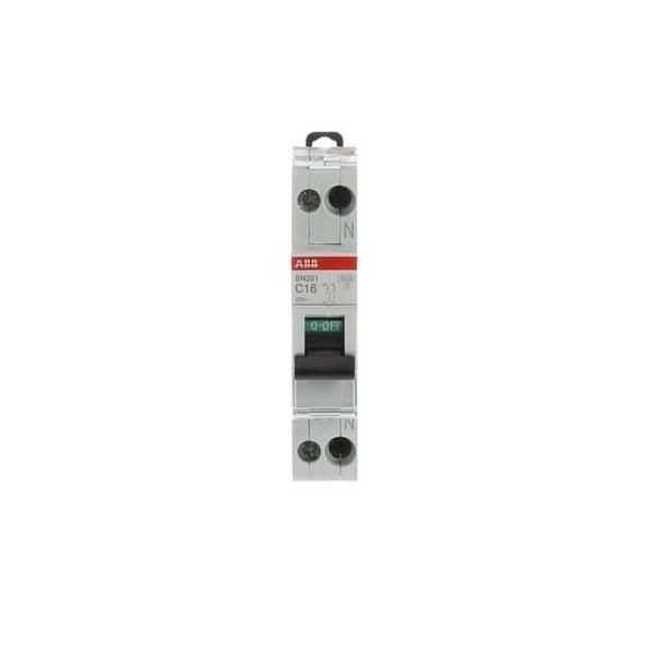 INTERRUPTOR AUTOMTICO MAGNETOTRMICO SN201-C16 1P + N 16A C6kA