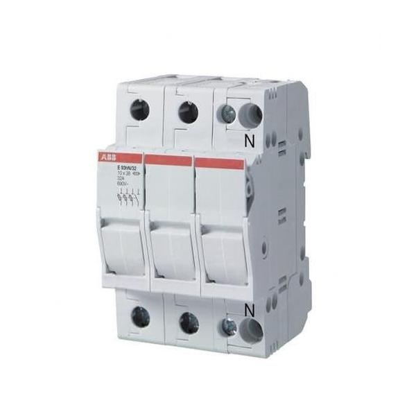 BASE PORTAFUSIBLE MODULAR E93HN/20 20A 3P+N