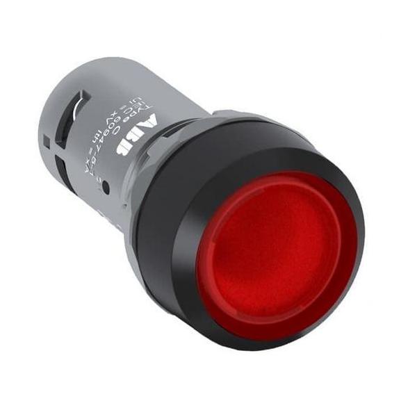 PULSADOR RASANTE MOMENTNEO CP1-13R-10 220V CA/CC ROJO