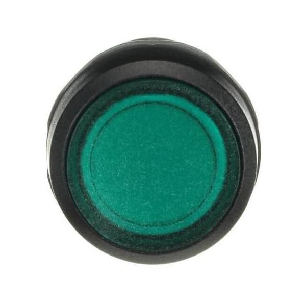 PULSADOR RASANTE MOMENTNEO 220V CA/CC VERDE