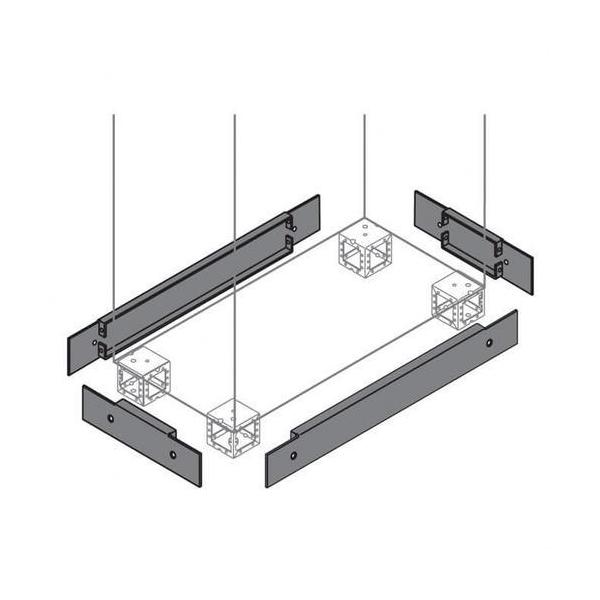 TAPA ZÓCALO CHAPA 100x1000mm PARA ARMARIO AM2