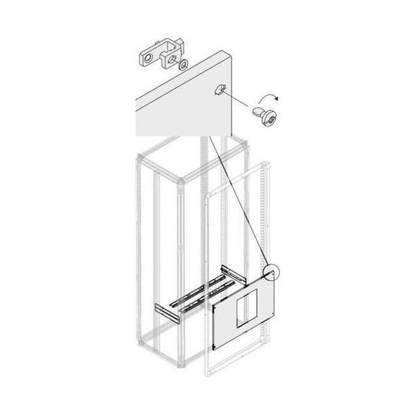 KIT PARA ENCLAVAMIENTO E1.2 FIJO + ENCLAVAMIENTO MECÁNICO VERTICAL 450x400mm