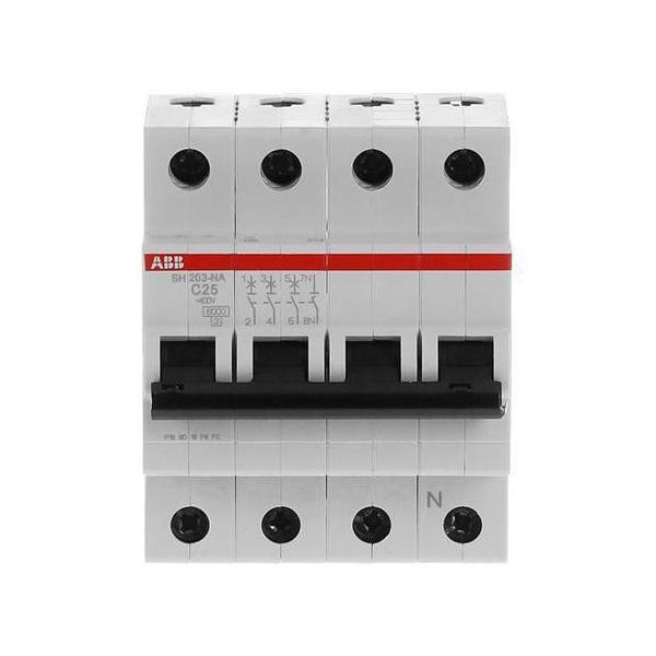 INTERRUPTOR AUTOMTICO SH203-C25NA 3P+N 25A C 6kA