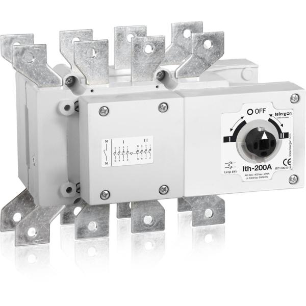 CONMUTADOR S-5L TETRAPOLAR 3P+N 200A CALIBRE 0