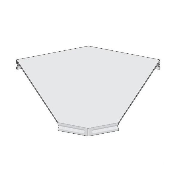 TAPA CURVA 45° 100 GALVANIZADO SENDZIMIR