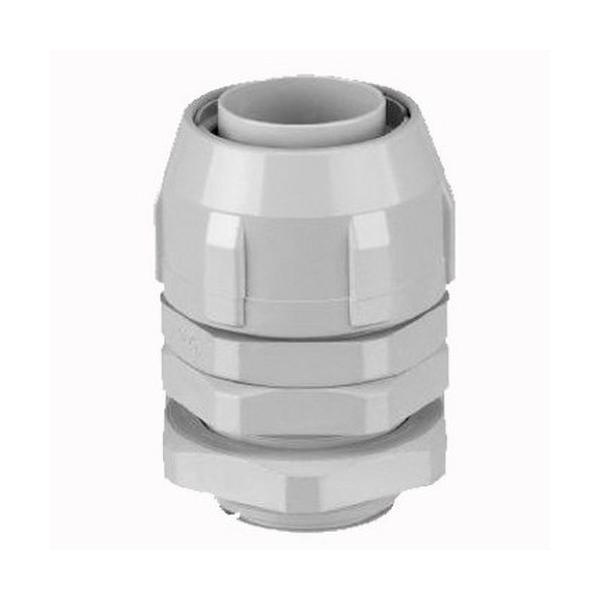 RACOR NOMO M12x1,5 DIÁMETRO 8 PARA TUBO NOMOPLAST Y UNIPLAST PVC GRIS