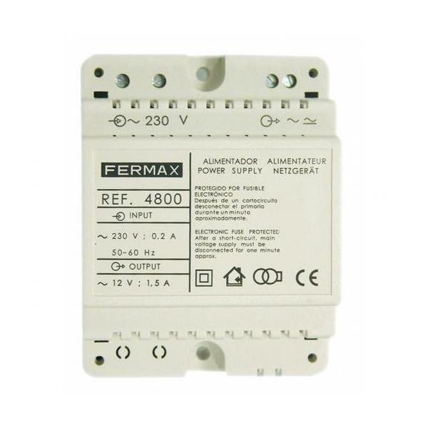 ALIMENTADOR 12VAC/1,5A DIN4