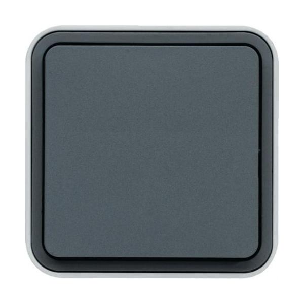 PULSADOR NA 10A 250V CUBYKO GRIS